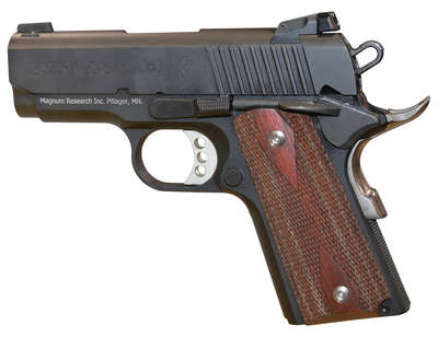 Handguns Magnum Research 1911U 45ACP DE 1911 45ACP 3" 6RD BLK FS • Model: 1911U